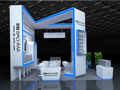 廈門冠吉廣州酒店用品展展覽設計3D模型